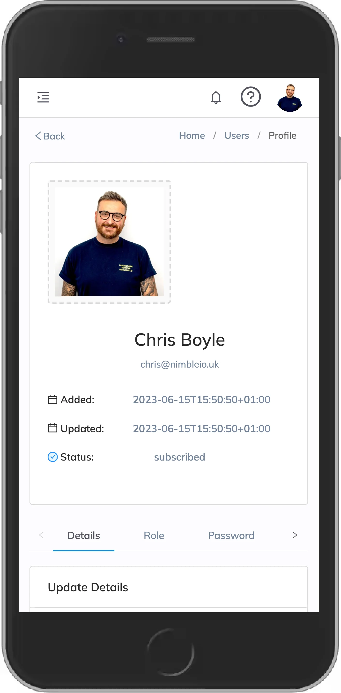 HoseFleet digital certificate view with self-service customer portal
