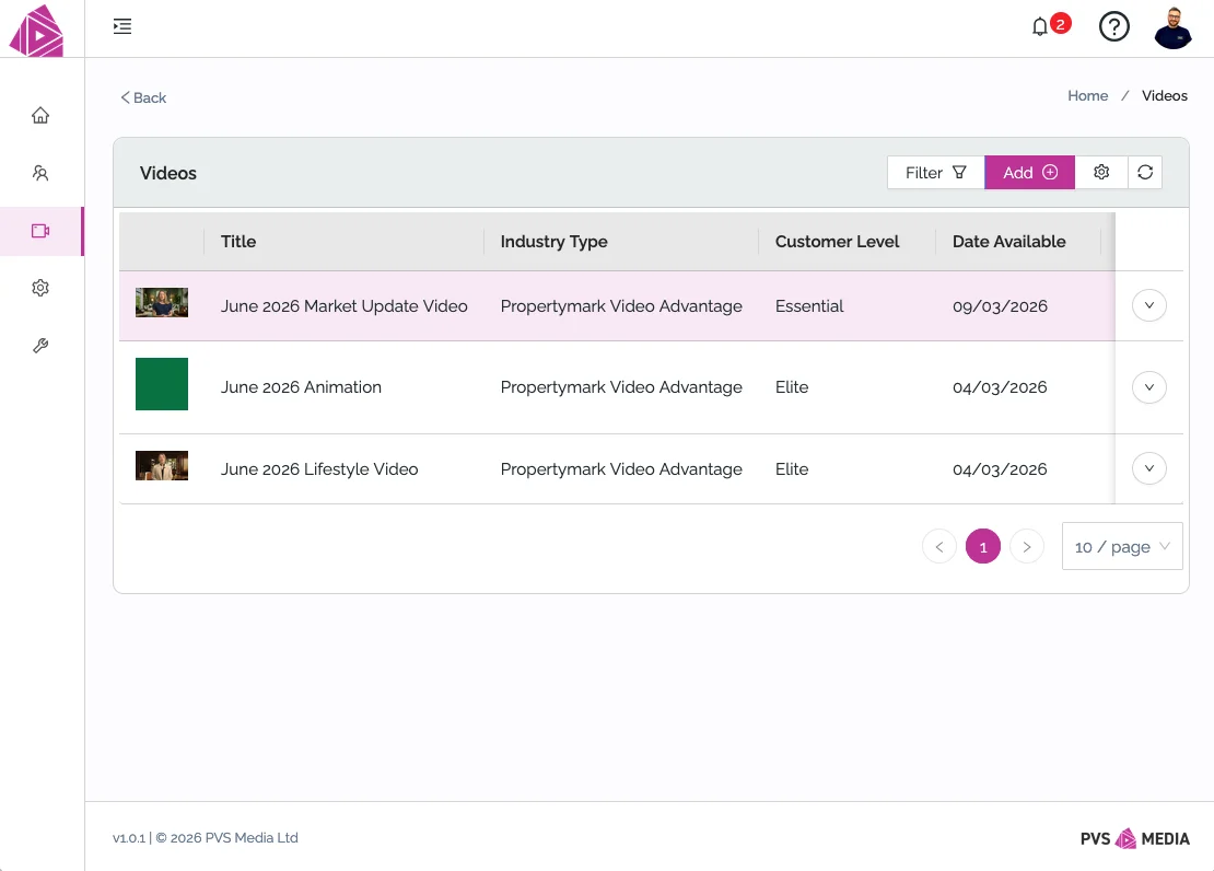 PVS Media - custom SaaS video platform built by Nimble IO
